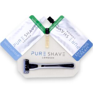 Pure shave travel set