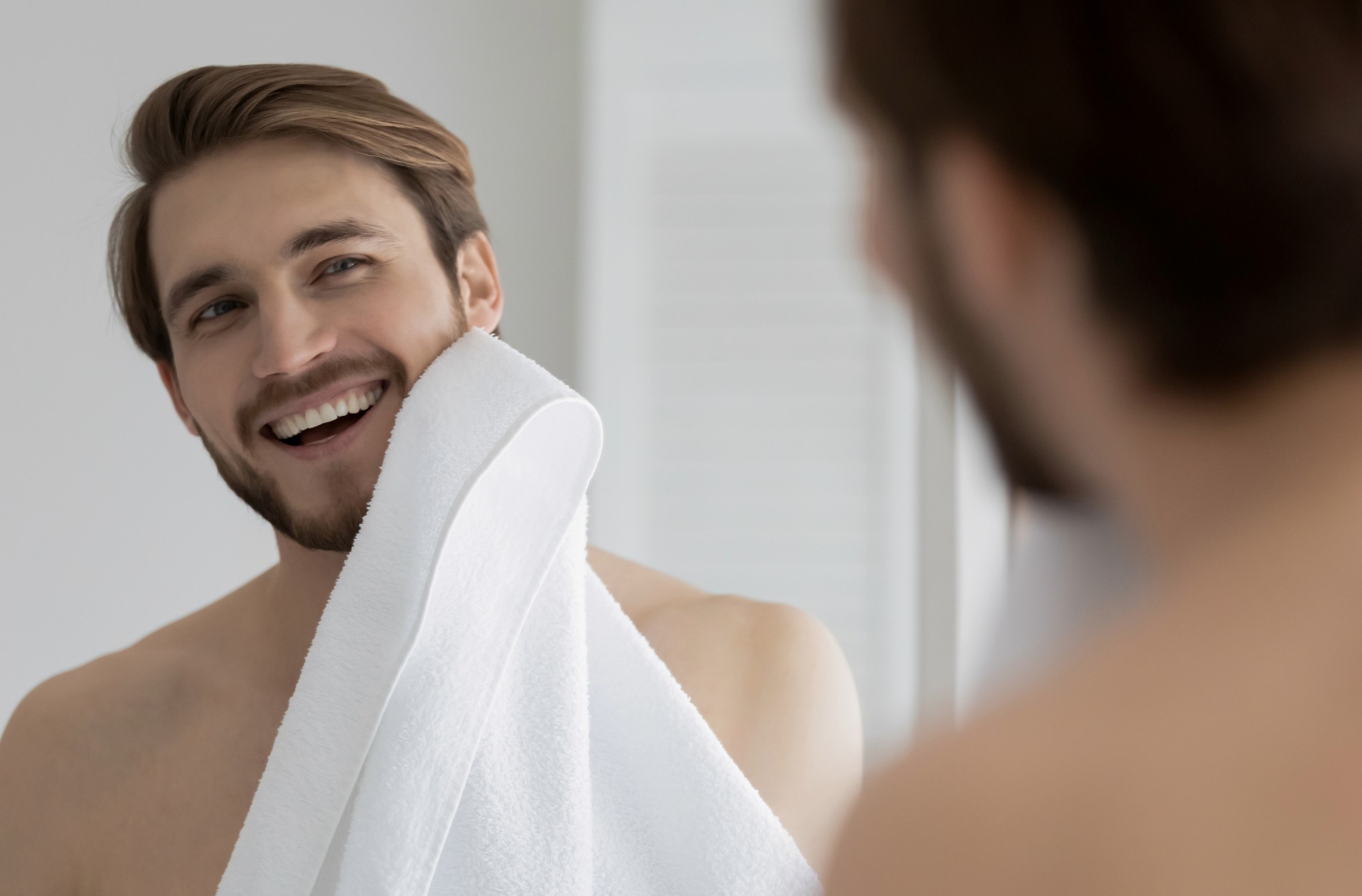 shaving towel