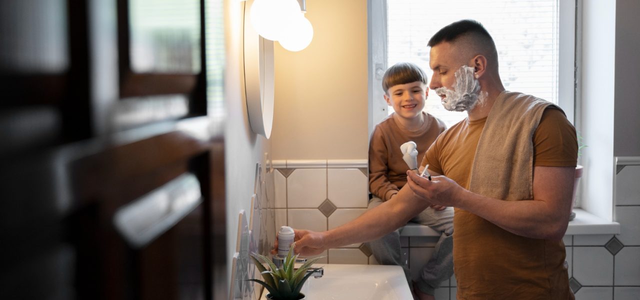 shaving routine