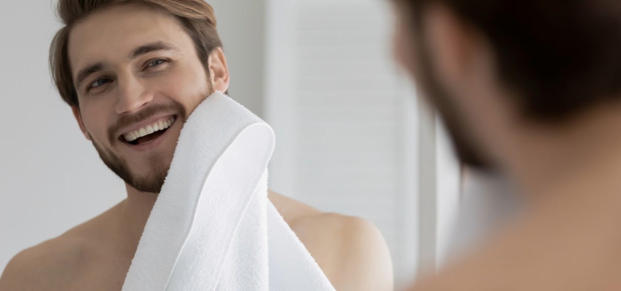 shaving towel